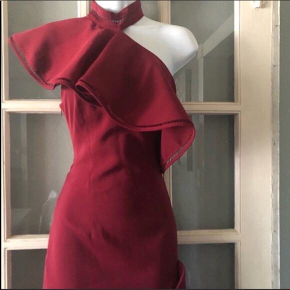 Keepsake Lovers Holiday One Shoulder Dress - Picture 3 of 8